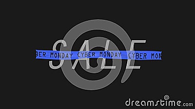 Cyber monday, concept online sale business internet shopping Vector Illustration