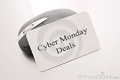 Cyber Monday Deals Stock Photo