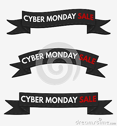 Cyber monday sale Vector Illustration