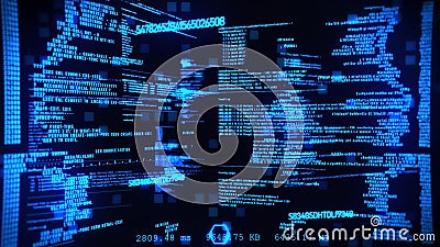 Green Hacker Digital Text Motion Graphic Background Stock Footage - Video  of code, computer: 171233900