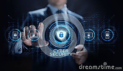 Cyber security data protection information privacy internet technology concept. Stock Photo