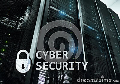 Cyber security, data protection, information privacy. Internet and technology concept Stock Photo