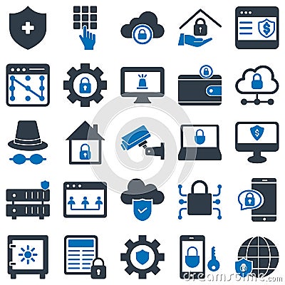 Cyber Security Isolated Isolated Vector icon which can easily modify or edits Vector Illustration