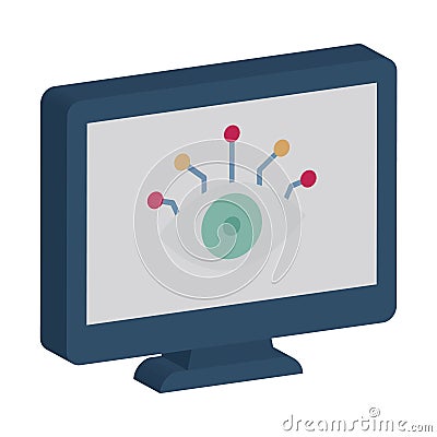 Cybereye Isometric Vector Isolated icon which can easily modify or edit Stock Photo
