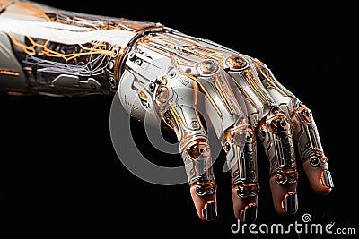 The Cybernetic Brush, the Future Here and Now Stock Photo