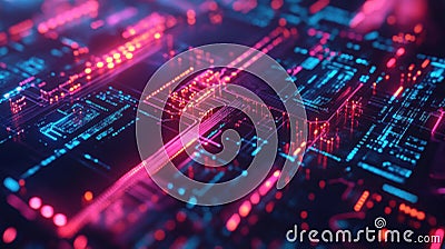 Cybersecurity concept protecting internet data and secure network access Stock Photo