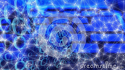 Cybersecurity threats, internet digital data, computer hater concept Stock Photo