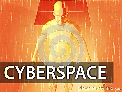Cyberspace illustration Cartoon Illustration