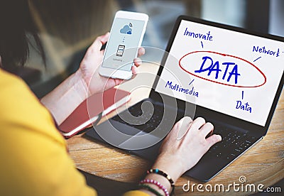 Cyberspace Network Multimedia Innovate Multimedia Concept Stock Photo