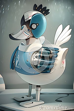 The Cyborg Duck Design AI model is a state-of-the-art artificial intelligence model specifically trained to generate innovative Stock Photo