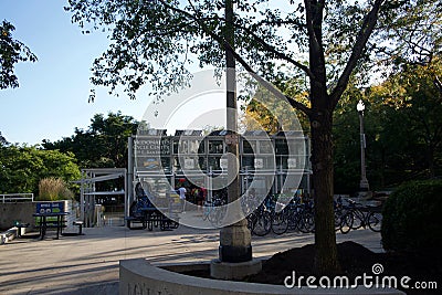 McDonalds Cycle Center, Chicago, Illinois Editorial Stock Photo