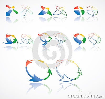 Cycle design elements Stock Photo