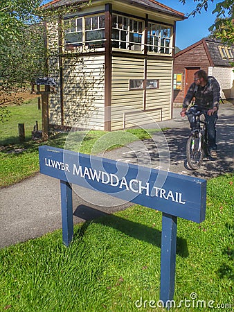 Cycle trail Editorial Stock Photo