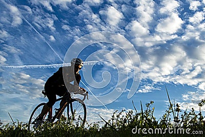 Cycling competition Stock Photo