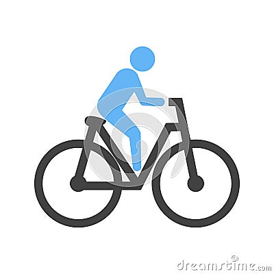 Cycling, cyclist, bicycle Vector Illustration