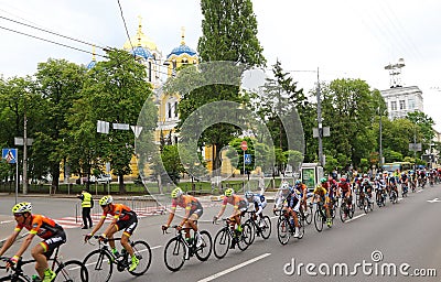 Cycling: Horizon Park Race Maidan in Kyiv, Ukraine Editorial Stock Photo