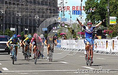 Cycling: Horizon Park Race Women Challenge in Kyiv, Ukraine Editorial Stock Photo