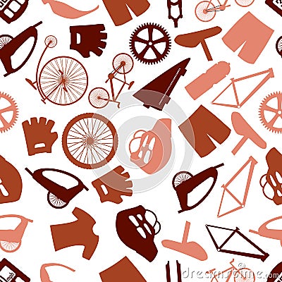 Cycling icon color pattern eps10 Vector Illustration