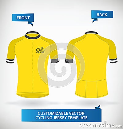 Cycling Jersey Vector Illustration