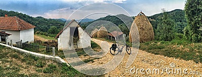 Cycling in Serbia Editorial Stock Photo