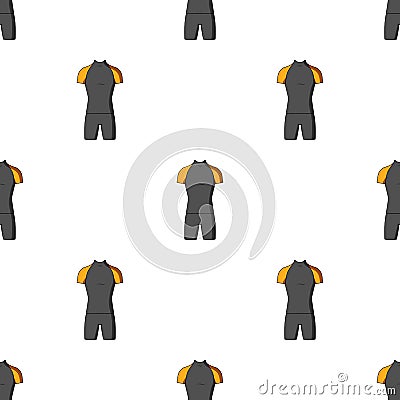 A cycling suit for riding a bicycle. Vector Illustration