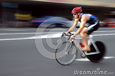 Cyclist Stock Photo