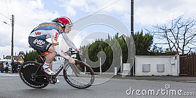 The Cyclist Andre Greipel - Paris-Nice 2016 Editorial Stock Photo