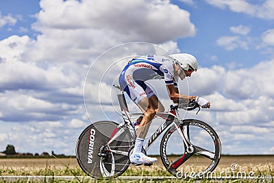 The Cyclist Brice Feillu Editorial Stock Photo