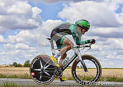 The Cyclist Christophe Kern Editorial Stock Photo