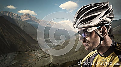 Cyclist Stock Photo