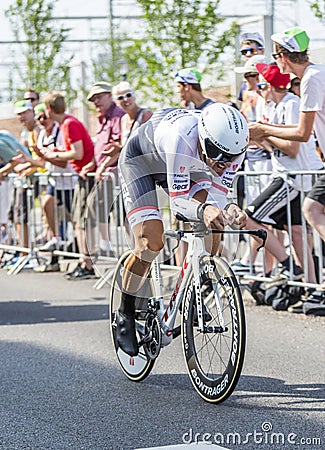 The Cyclist Fabian Cancellara - Tour de France 2015 Editorial Stock Photo