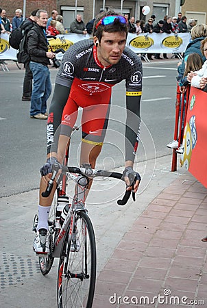 Cyclist Geoffroy Lequatre Editorial Stock Photo