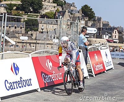 The Cyclist Jurgen Roelandts Editorial Stock Photo