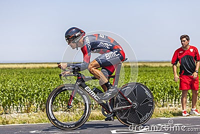 The Cyclist Manuel Quinziato Editorial Stock Photo
