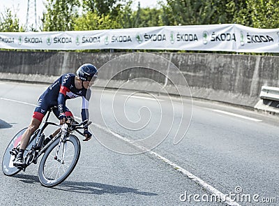 The Cyclist Marcel Wyss - Tour de France 2014 Editorial Stock Photo