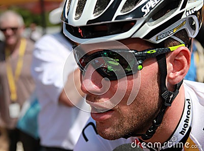 Cyclist Mark Cavendish Editorial Stock Photo
