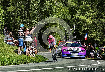 The Cyclist Michael Woods - Tour de France 2019 Editorial Stock Photo