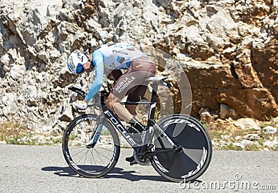 The Cyclist Mikael Cherel - Tour de France 2016 Editorial Stock Photo