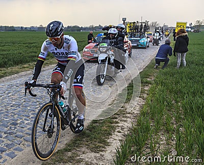 The Cyclist Peter Sagan - Paris-Roubaix 2019 Editorial Stock Photo