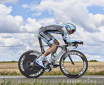 The Cyclist Peter Velits Editorial Stock Photo