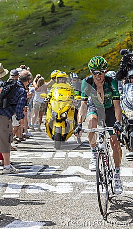 The Cyclist Pierre Rolland Editorial Stock Photo