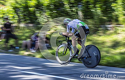 The Cyclist Roman Kreuziger - Tour de France 2019 Editorial Stock Photo
