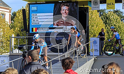 The Cyclist Silvan Dillier - Paris-Tours 2019 Editorial Stock Photo
