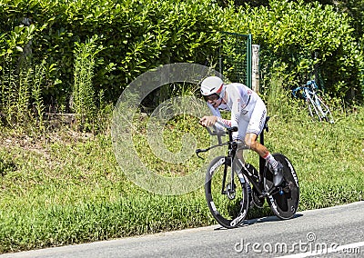 The Cyclist Warren Barguil - Tour de France 2019 Editorial Stock Photo