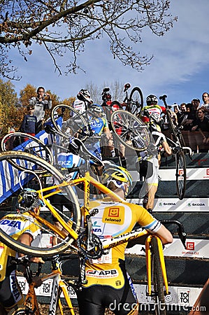 Cyclo Cross UCI Czech Republic 2013 Editorial Stock Photo