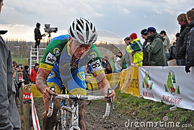 Cyclocross: no pain no gain Editorial Stock Photo