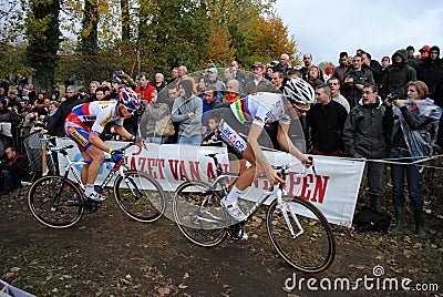 Cyclocross superstars Editorial Stock Photo