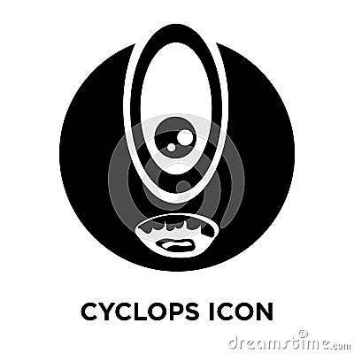 Cyclops icon vector isolated on white background, logo concept o Vector Illustration