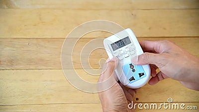 Cyfrowy zegar zasilania elektrycznego do automatycznej elektroniki włączania/wyłączania zdjęcie wideo Cyfrowy zegar zasilania elektrycznego do automatycznej elektroniki włączania/wyłączania zdjęcie wideo