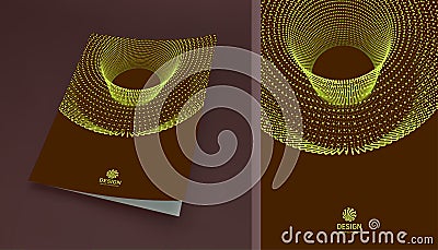 Cylinder. Detail of the mechanism. 3D connection structure. Geometric element for design. Futuristic technology style. Vector Vector Illustration